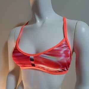 Speedo Endurance Lite Pink Tie Dye Bikini Top (M)